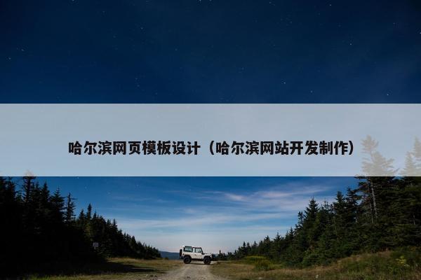 哈尔滨网页模板设计（哈尔滨网站开发制作）