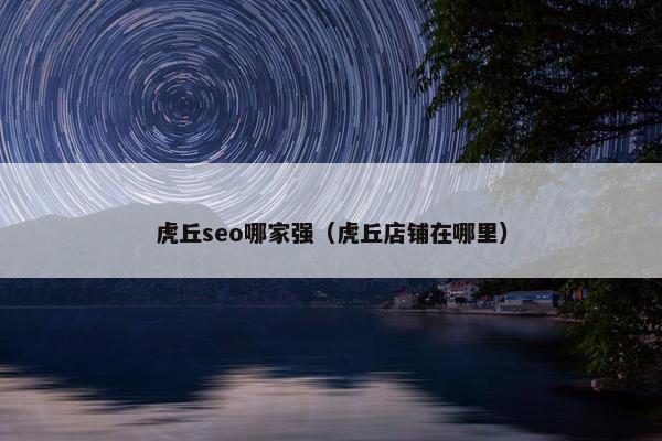 虎丘seo哪家强（虎丘店铺在哪里）
