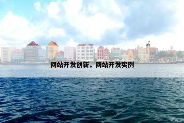 网站开发创新，网站开发实例