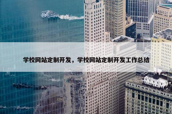 学校网站定制开发，学校网站定制开发工作总结