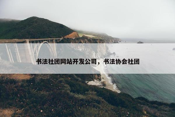 书法社团网站开发公司，书法协会社团