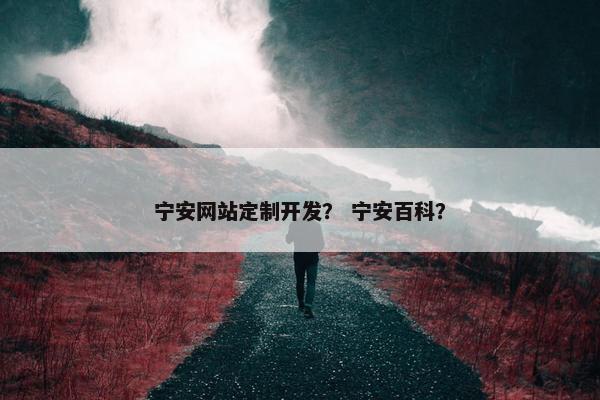 宁安网站定制开发？ 宁安百科？