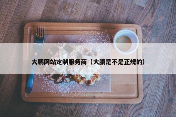 大鹏网站定制服务商（大鹏是不是正规的）