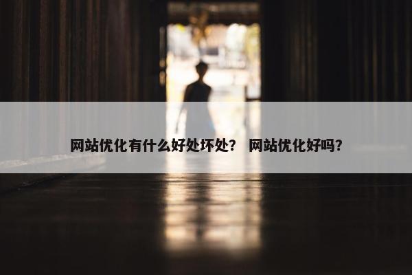 网站优化有什么好处坏处？ 网站优化好吗？