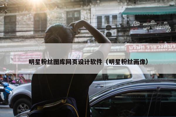 明星粉丝图库网页设计软件（明星粉丝画像）