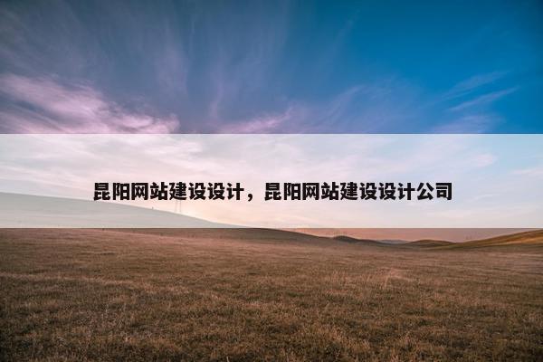 昆阳网站建设设计，昆阳网站建设设计公司