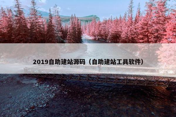 2019自助建站源码（自助建站工具软件）