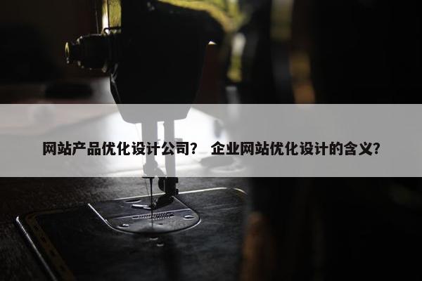 网站产品优化设计公司？ 企业网站优化设计的含义？