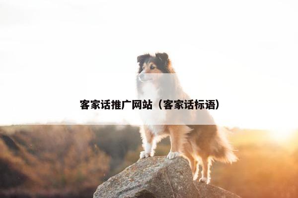 客家话推广网站（客家话标语）