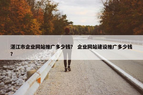 湛江市企业网站推广多少钱？ 企业网站建设推广多少钱？
