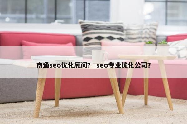 南通seo优化顾问？ seo专业优化公司？