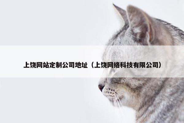 上饶网站定制公司地址（上饶网络科技有限公司）