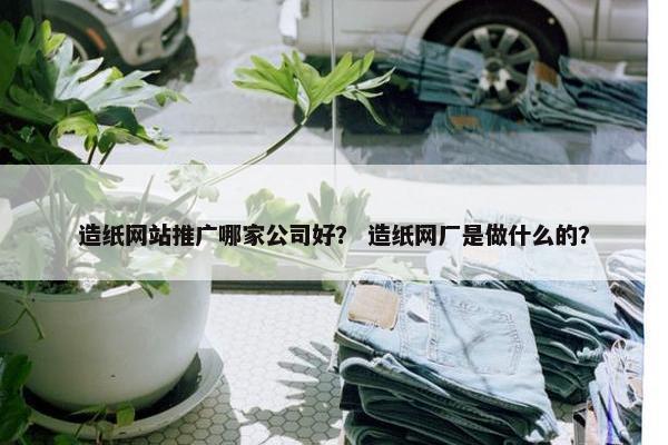 造纸网站推广哪家公司好？ 造纸网厂是做什么的？