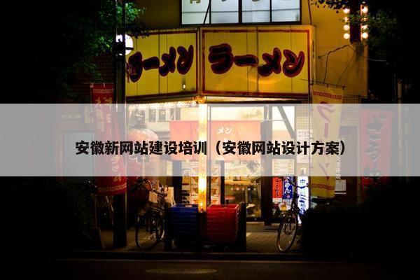 安徽新网站建设培训（安徽网站设计方案）
