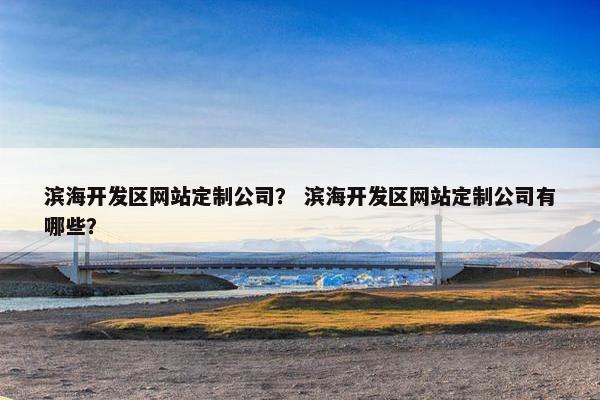 滨海开发区网站定制公司？ 滨海开发区网站定制公司有哪些？
