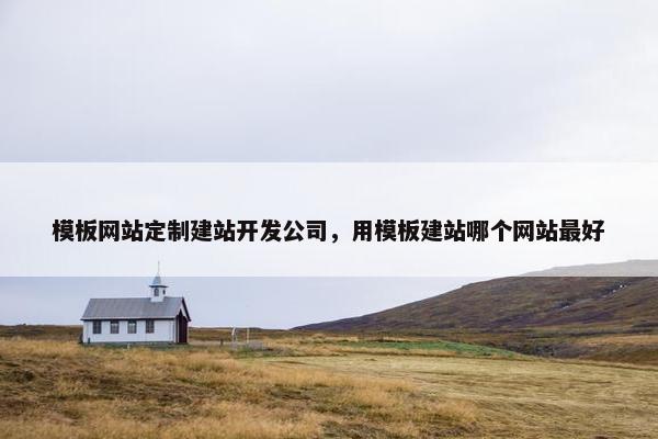 模板网站定制建站开发公司，用模板建站哪个网站最好