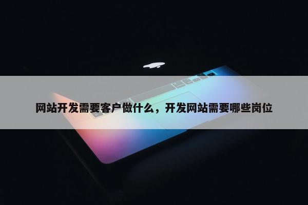 网站开发需要客户做什么，开发网站需要哪些岗位