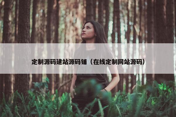定制源码建站源码铺（在线定制网站源码）
