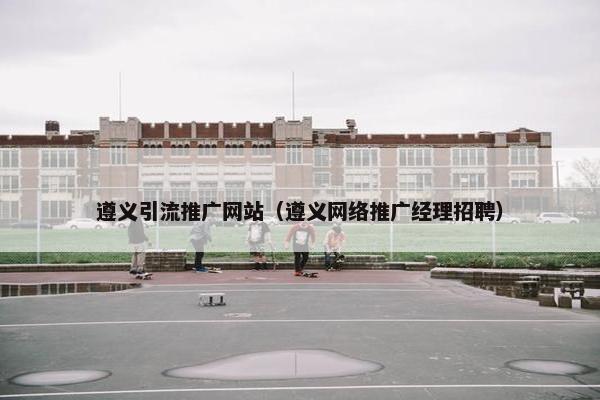 遵义引流推广网站（遵义网络推广经理招聘）