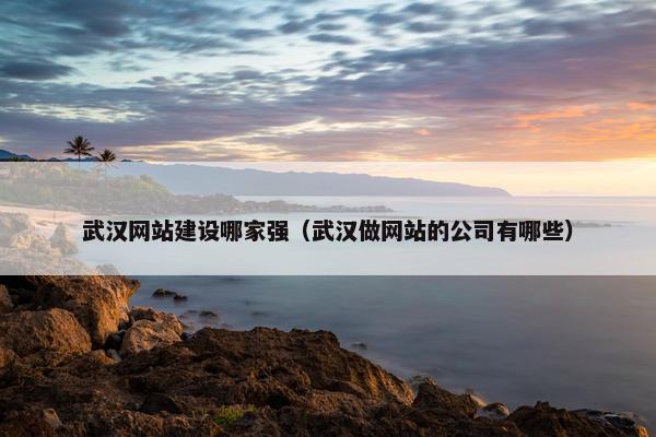 武汉网站建设哪家强（武汉做网站的公司有哪些）