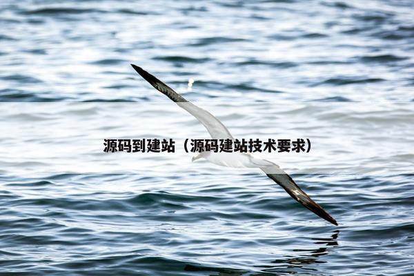 源码到建站（源码建站技术要求）