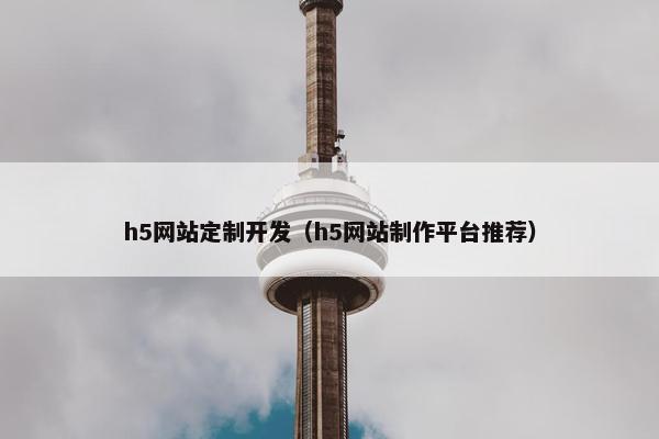 h5网站定制开发（h5网站制作平台推荐）