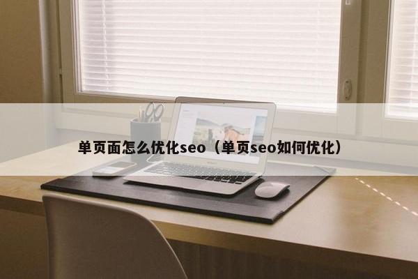 单页面怎么优化seo（单页seo如何优化）