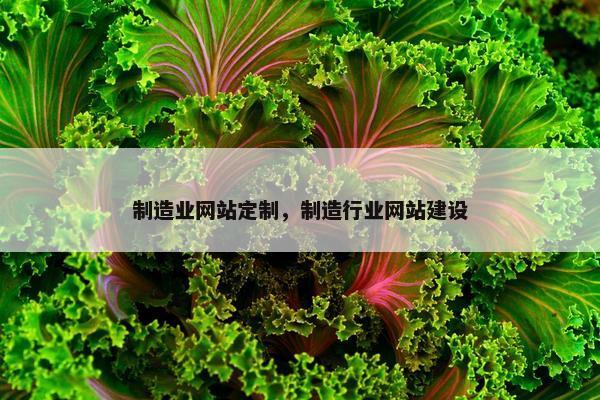 制造业网站定制，制造行业网站建设