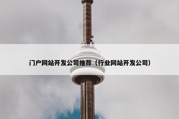 门户网站开发公司推荐（行业网站开发公司）