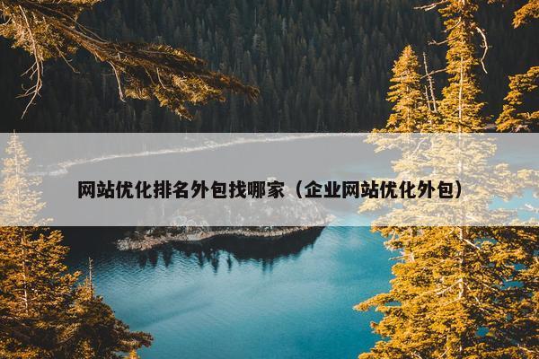 网站优化排名外包找哪家（企业网站优化外包）
