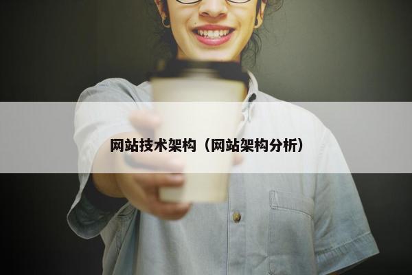 网站技术架构（网站架构分析）
