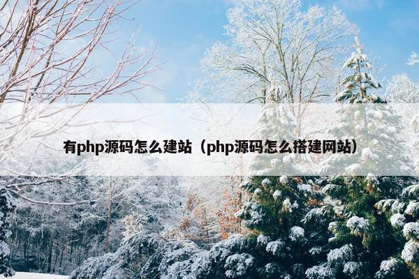 有php源码怎么建站（php源码怎么搭建网站）