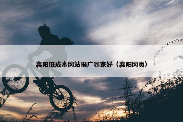 襄阳低成本网站推广哪家好（襄阳网页）