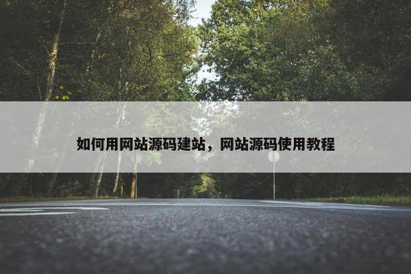 如何用网站源码建站，网站源码使用教程