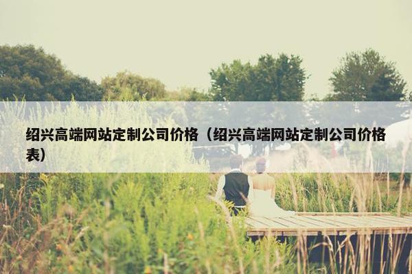 绍兴高端网站定制公司价格（绍兴高端网站定制公司价格表）
