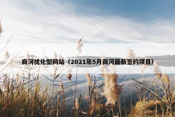 商河优化型网站（2021年5月商河最新签约项目）