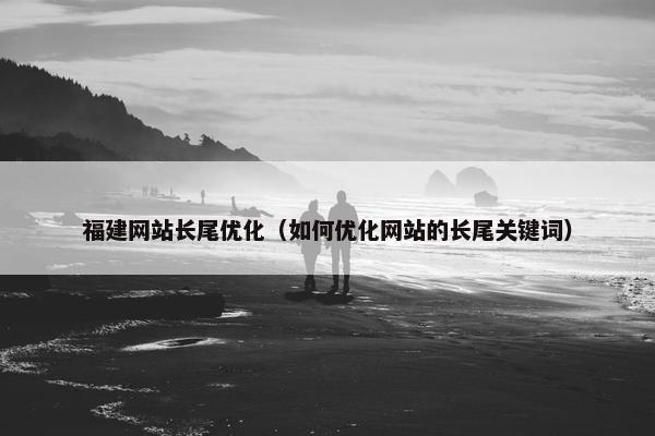 福建网站长尾优化（如何优化网站的长尾关键词）