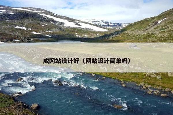 成网站设计好（网站设计简单吗）