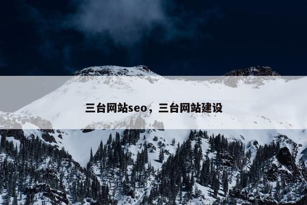 三台网站seo，三台网站建设