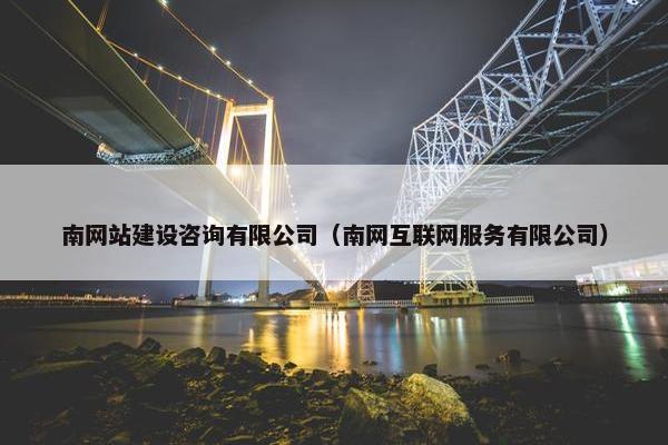 南网站建设咨询有限公司（南网互联网服务有限公司）