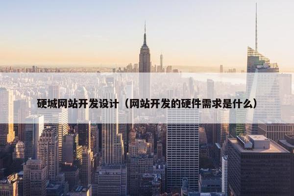 硬城网站开发设计（网站开发的硬件需求是什么）