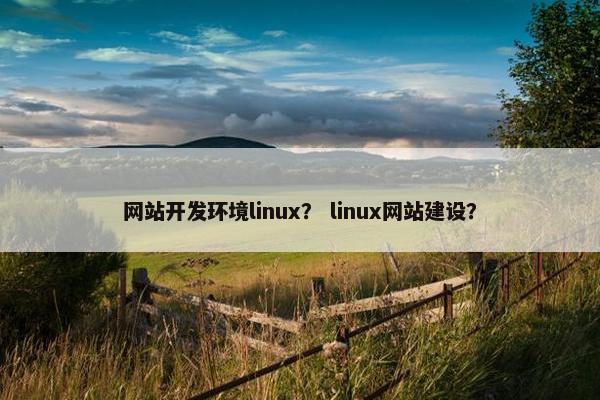 网站开发环境linux？ linux网站建设？