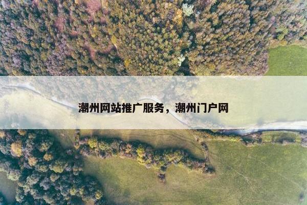 潮州网站推广服务，潮州门户网