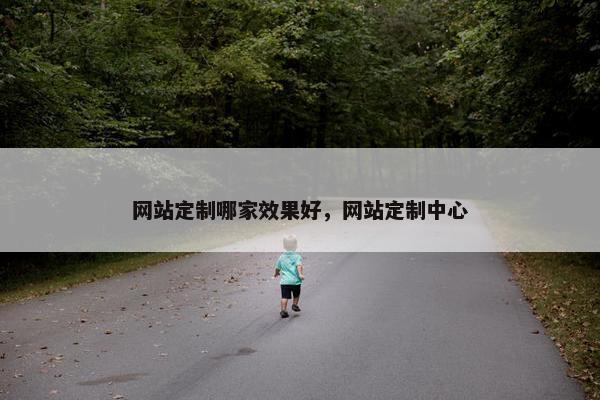 网站定制哪家效果好，网站定制中心