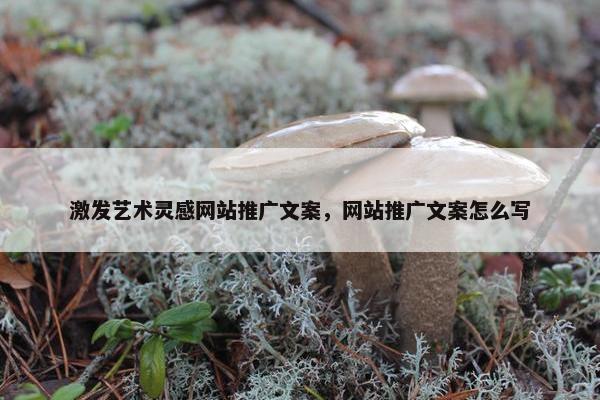 激发艺术灵感网站推广文案，网站推广文案怎么写
