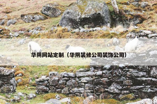 华阴网站定制（华阴装修公司装饰公司）