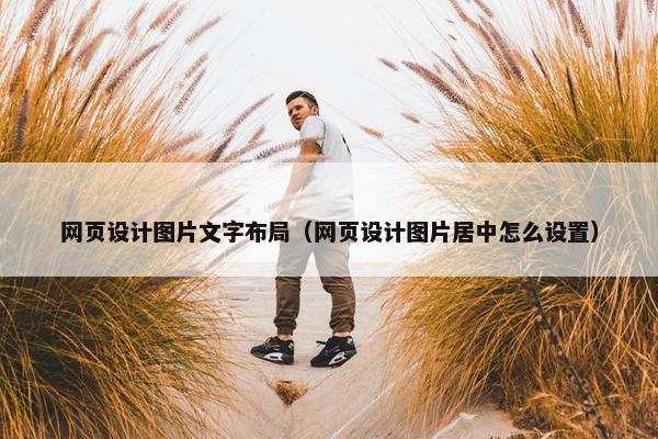 网页设计图片文字布局（网页设计图片居中怎么设置）