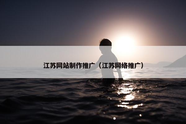 江苏网站制作推广（江苏网络推广）