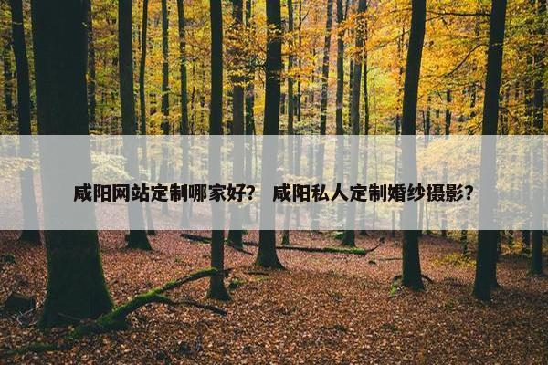 咸阳网站定制哪家好？ 咸阳私人定制婚纱摄影？