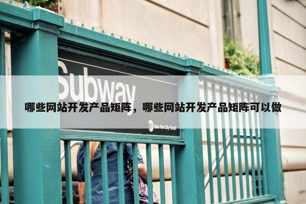 哪些网站开发产品矩阵，哪些网站开发产品矩阵可以做